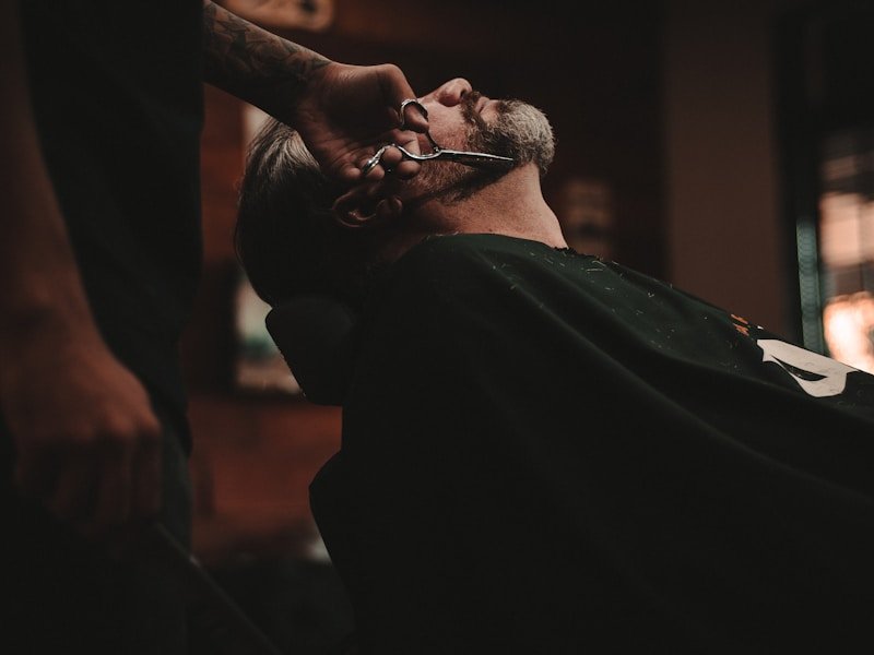 Expert beard grooming and styling for a refined look